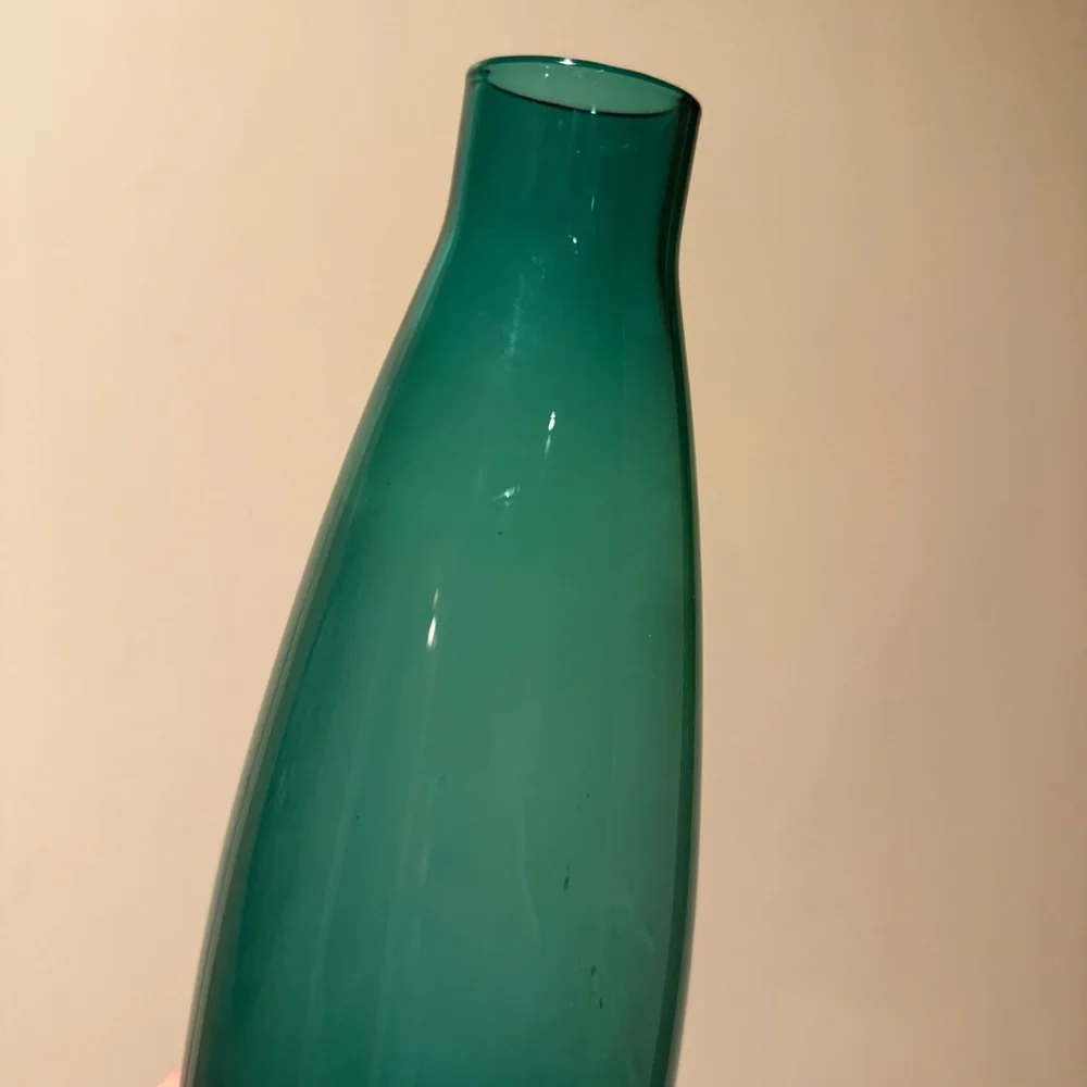 IKEA Blown Glass Bottle Vase